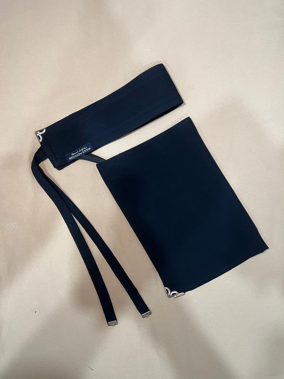 Saudi Niqab 4 Clips 9 x 12
